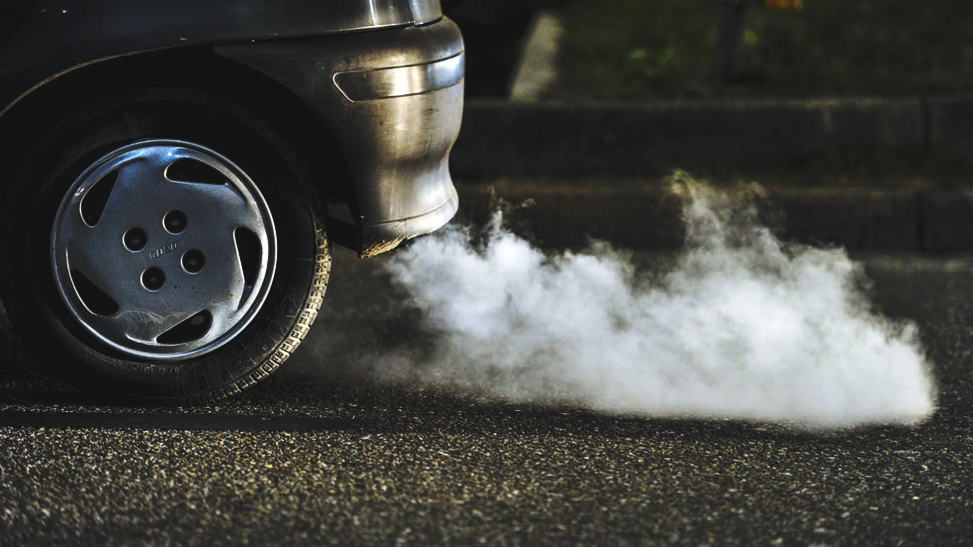 white smoke coming from exhaust