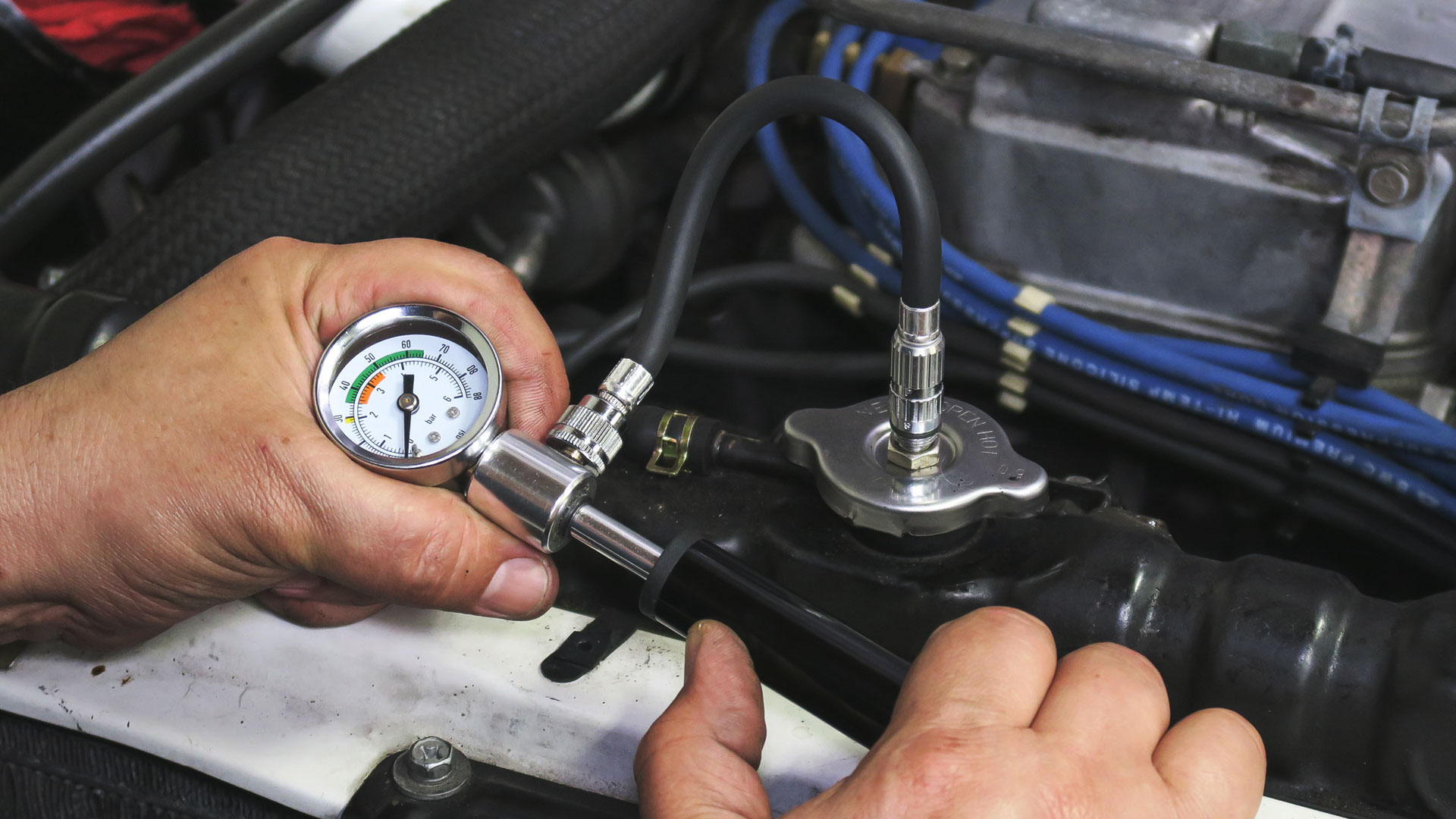 cooling system pressure tester