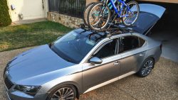 skoda superb bike rack