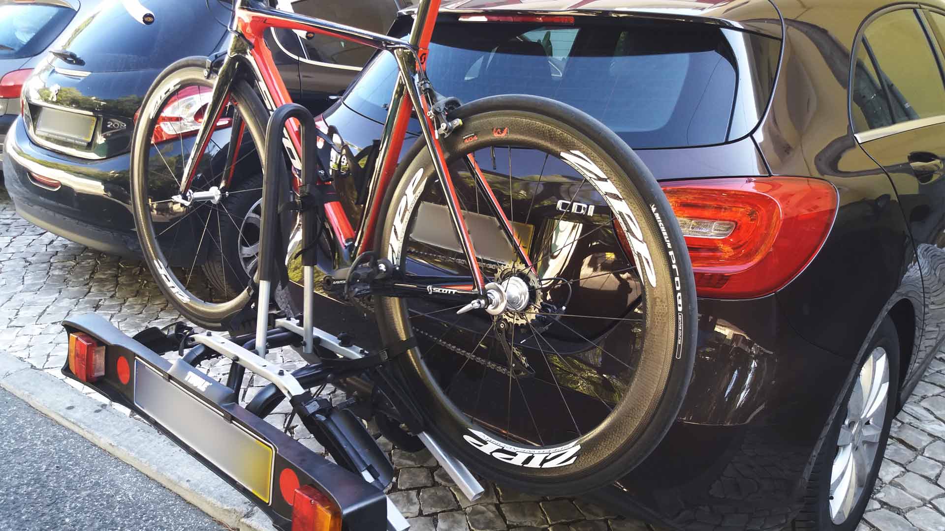 mercedes a class bike rack