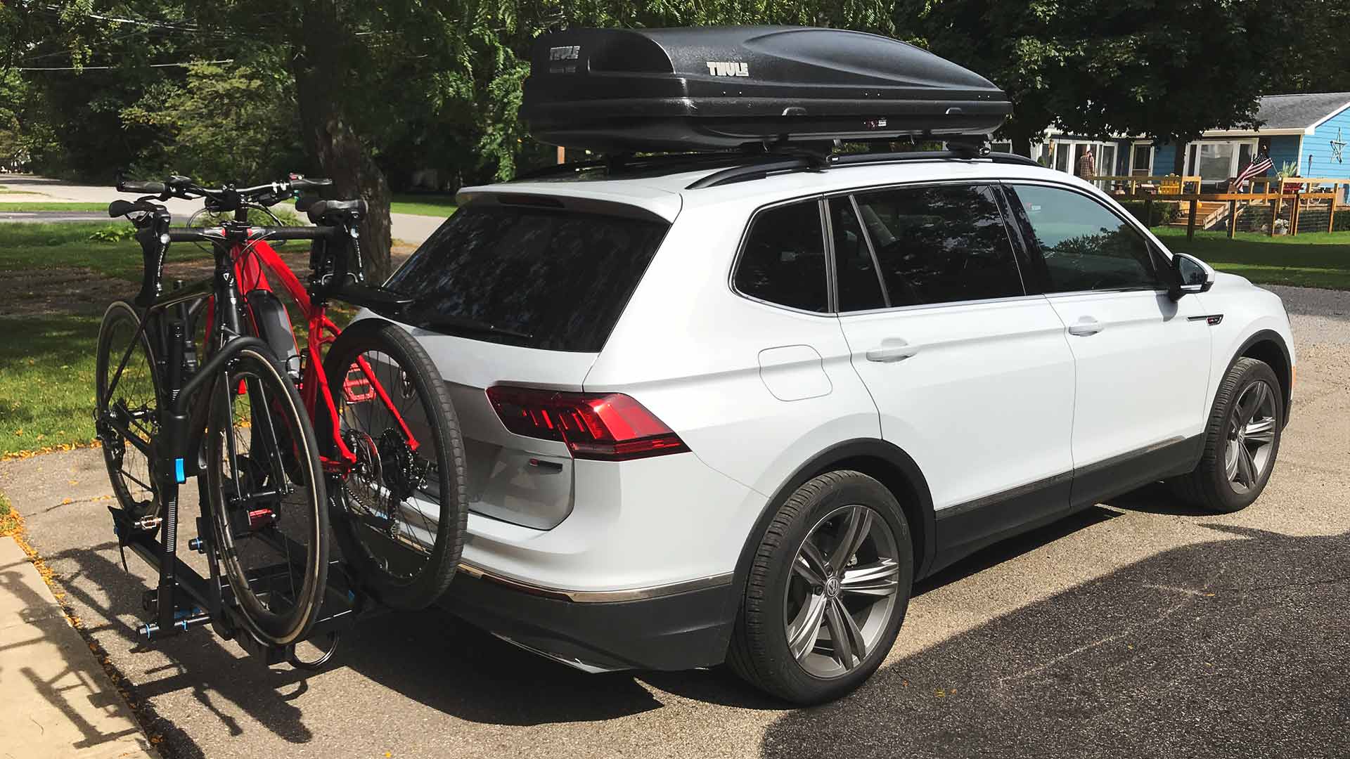 volkswagen tiguan roof box