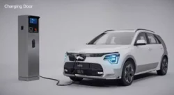 charging door kia niro on charging