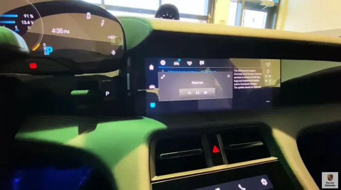 PORSCHE TAYCAN dashboard