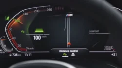 display meter on BMW car